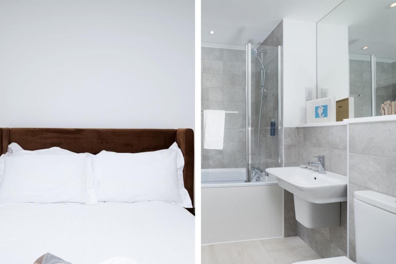 Modern Studios And Apartments At Barking Wharf In Londres Exterior foto